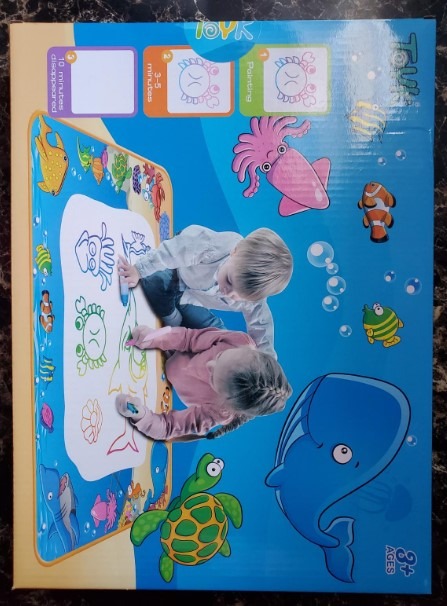 Water Doodle Mat - Kids Painting Writing Color Doodle Drawing Mat Toy