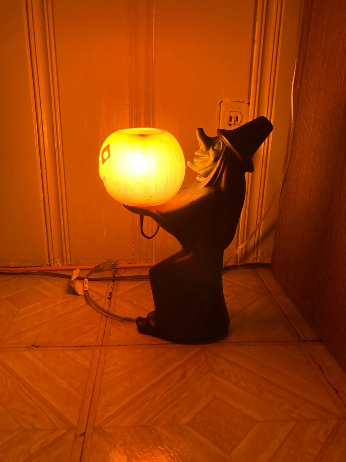 Vintage Halloween blow mold