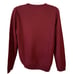 Jos. A Bank Traveler Burgundy V-Neck Merino Wool Blend Sweater Size L
