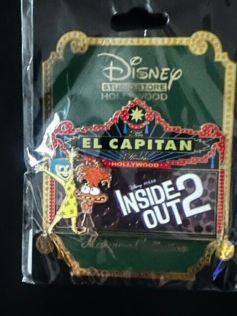 Disney DSSH Inside Out 2 Pin Marquee Joy Anxiety Disney Studio Store Hollywood