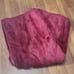 Maroon Burgundy weighted mink blanket soft plush warm twin size bedspread