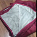 Maroon Burgundy weighted mink blanket soft plush warm twin size bedspread