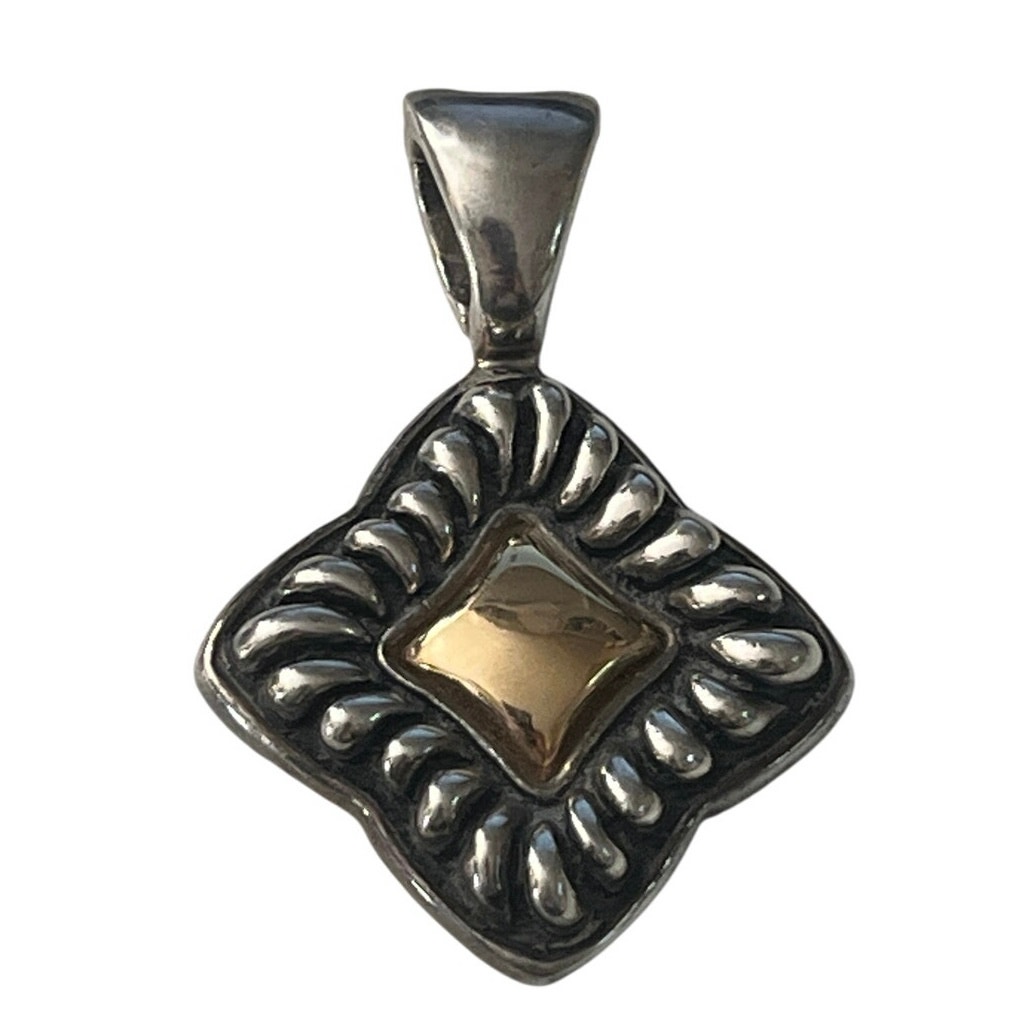 ESPO Sterling Silver and 14k Yellow Gold Pendant Joseph Esposito