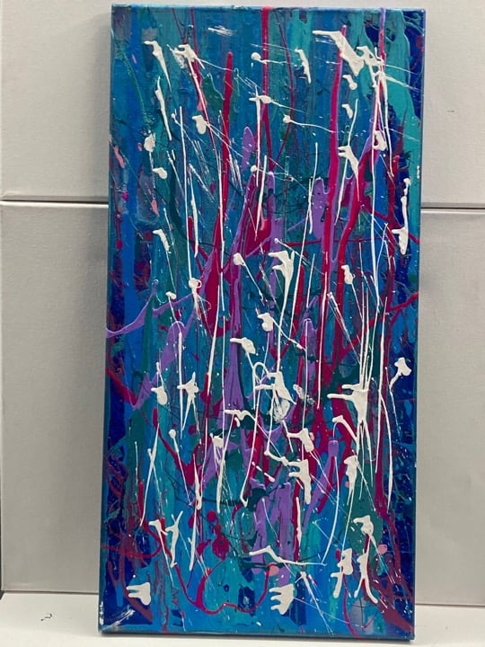 Abstract Original Acrylic Painting “Spring Tranquil”