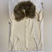 L-RL Lauren Active Ralph Lauren Sweater Removable Faux Fur Collar. Pre loved