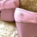 Balenciaga Leather Cutout Patent Leather Pink Block Heel Shoe. Size 39
