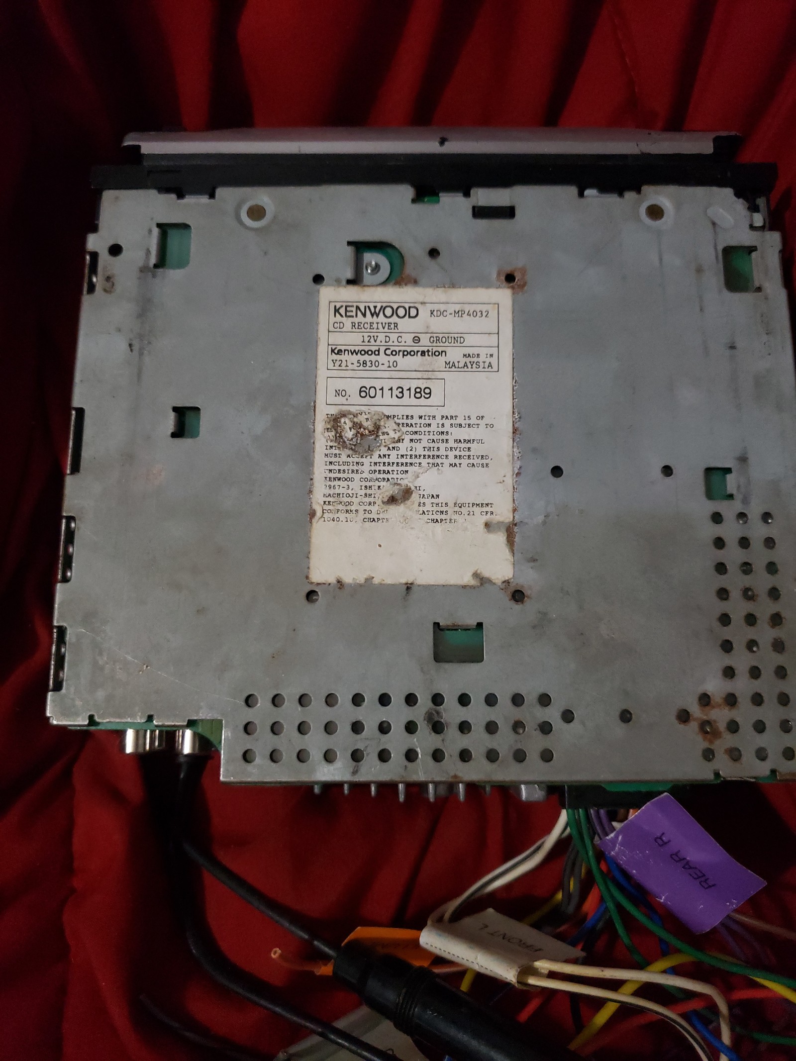 Kenwood kdc-mp4032 as is parts