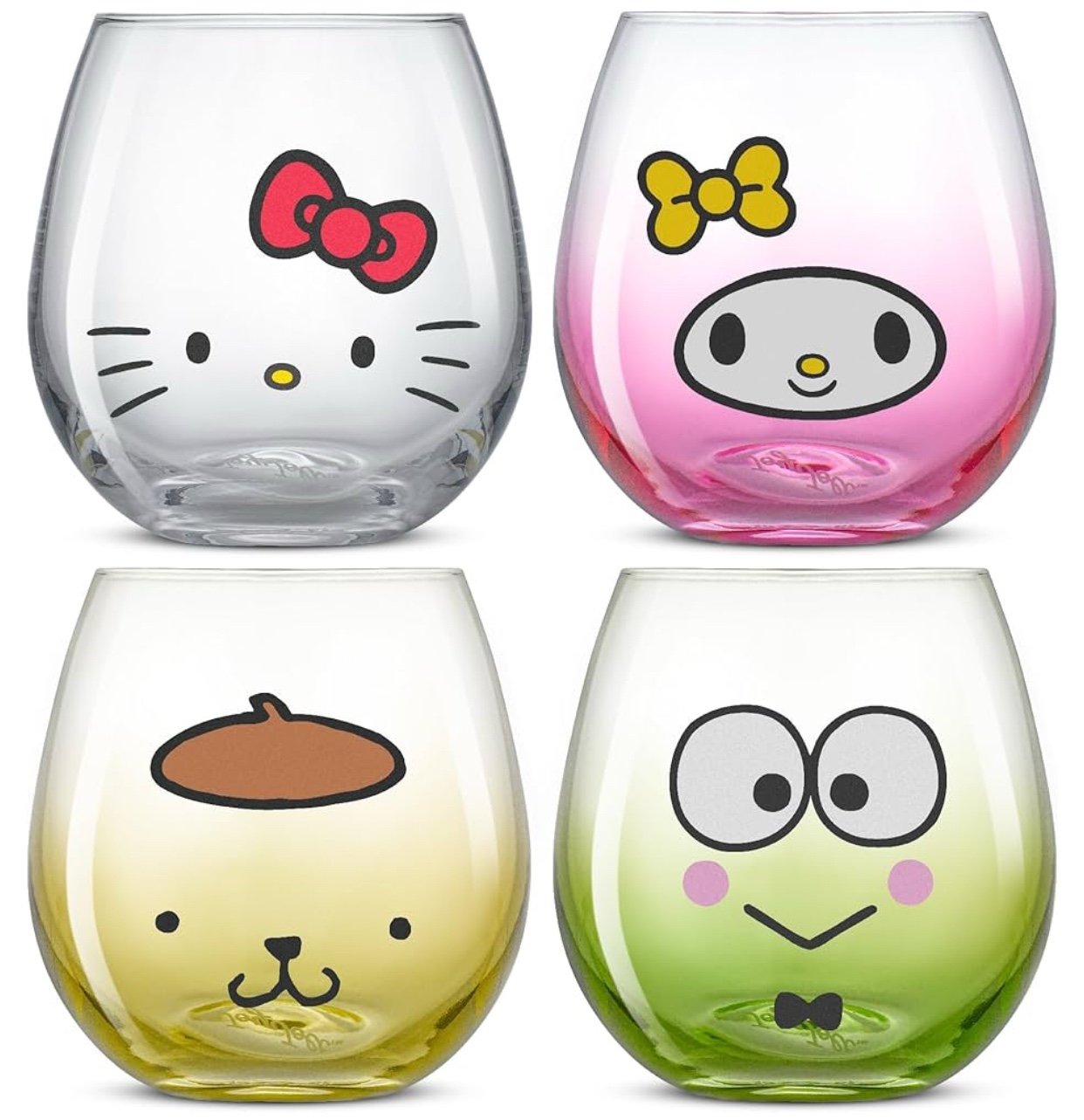 Hello Kitty and Friends Glass Cups (Sanrio)
