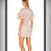 Saylor Revolve Brookey Dress In Blush Pink Flutter Sleeve medium