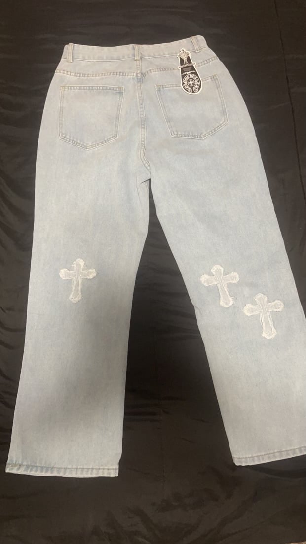chrome heart pants