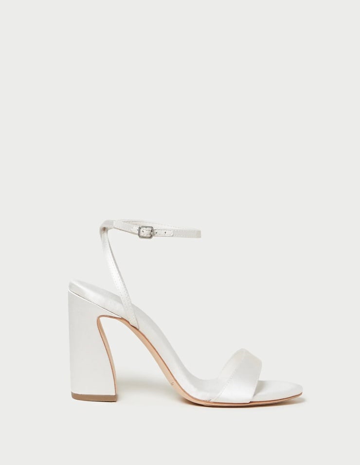 loeffler randall malia cream curved heel sandal
