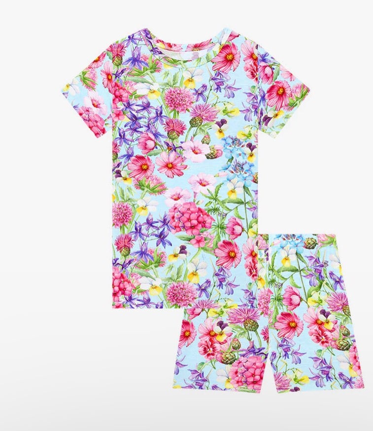 Posh Peanut Hadley Short Sleeve and Short two piece 4t