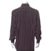 Dolce Gabbana Mens Dress Shirt Sz 17/43 XL Striped Purple Retro Formal Italy