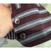 Dolce Gabbana Mens Dress Shirt Sz 17/43 XL Striped Purple Retro Formal Italy
