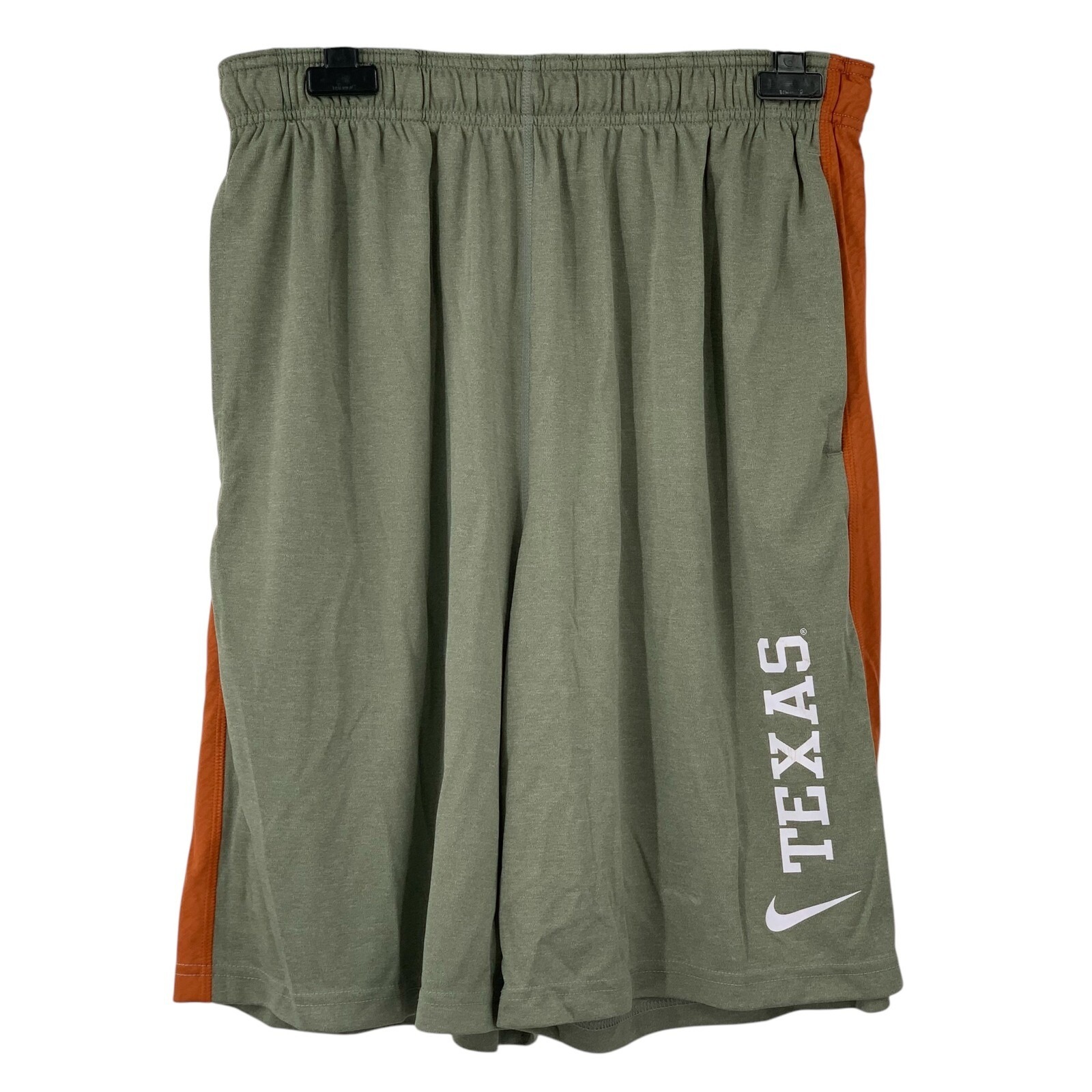 NWT Texas Longhorns Men's Gray Nike Fly Short Basketball Dri-Fit Athletic Size L