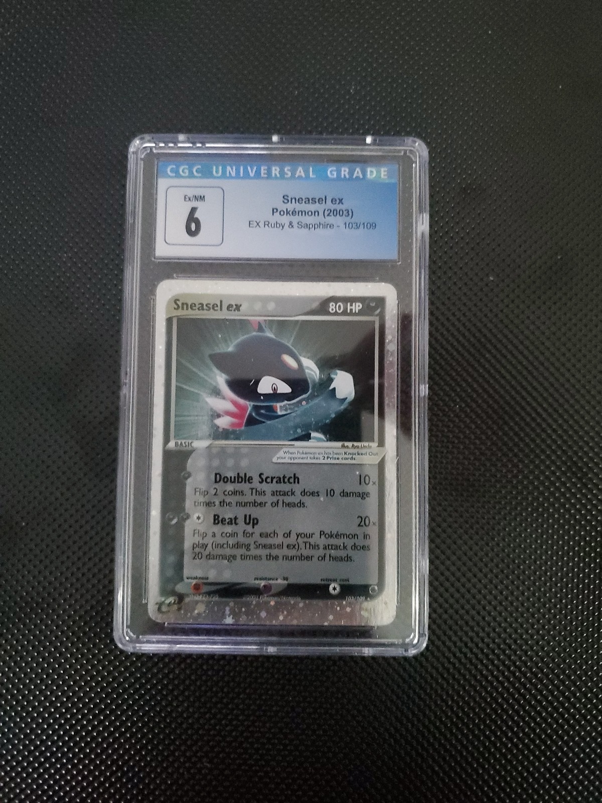 CGC 6 SNEASEL EX EX RUBY & SAPPHIRE