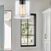 New 100 ceiling mount matte black pendant light