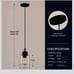 New 100 ceiling mount matte black pendant light