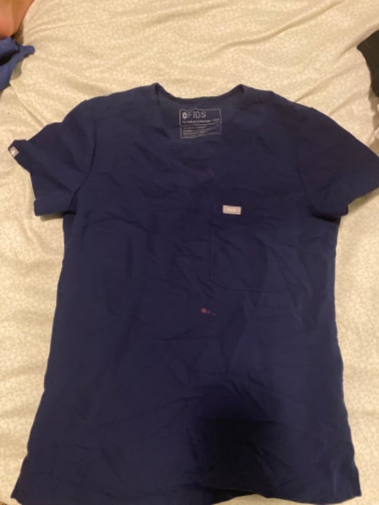 3 SETS OF NAVY SCRUBS 85: Figs x1 and Jannuu x2 top and bottom, 6 pieces total