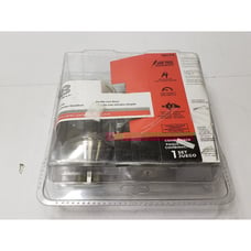 ReliaBilt Baron Doorknob And Deadbolt Combo Pack Single-Cylinder Deadbolt Nickel