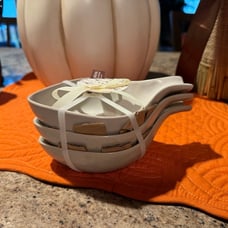 Snack dish trio by Rea Dunn