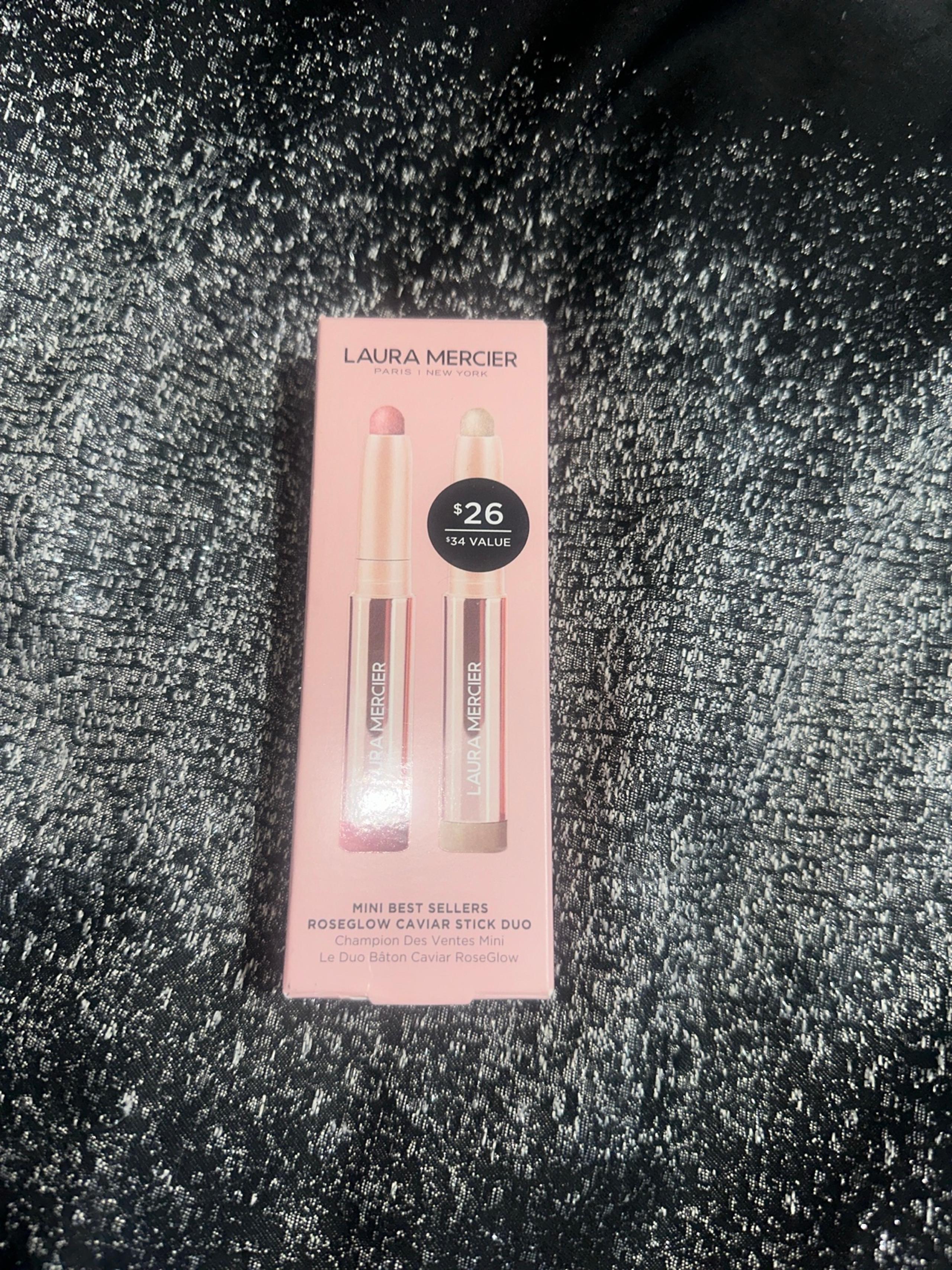 Laura Mercier Mini Best Sellers Roseglow Caviar Stick Duo