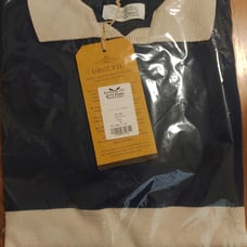 Orgueil Polo Shirt Navy/Ivory New