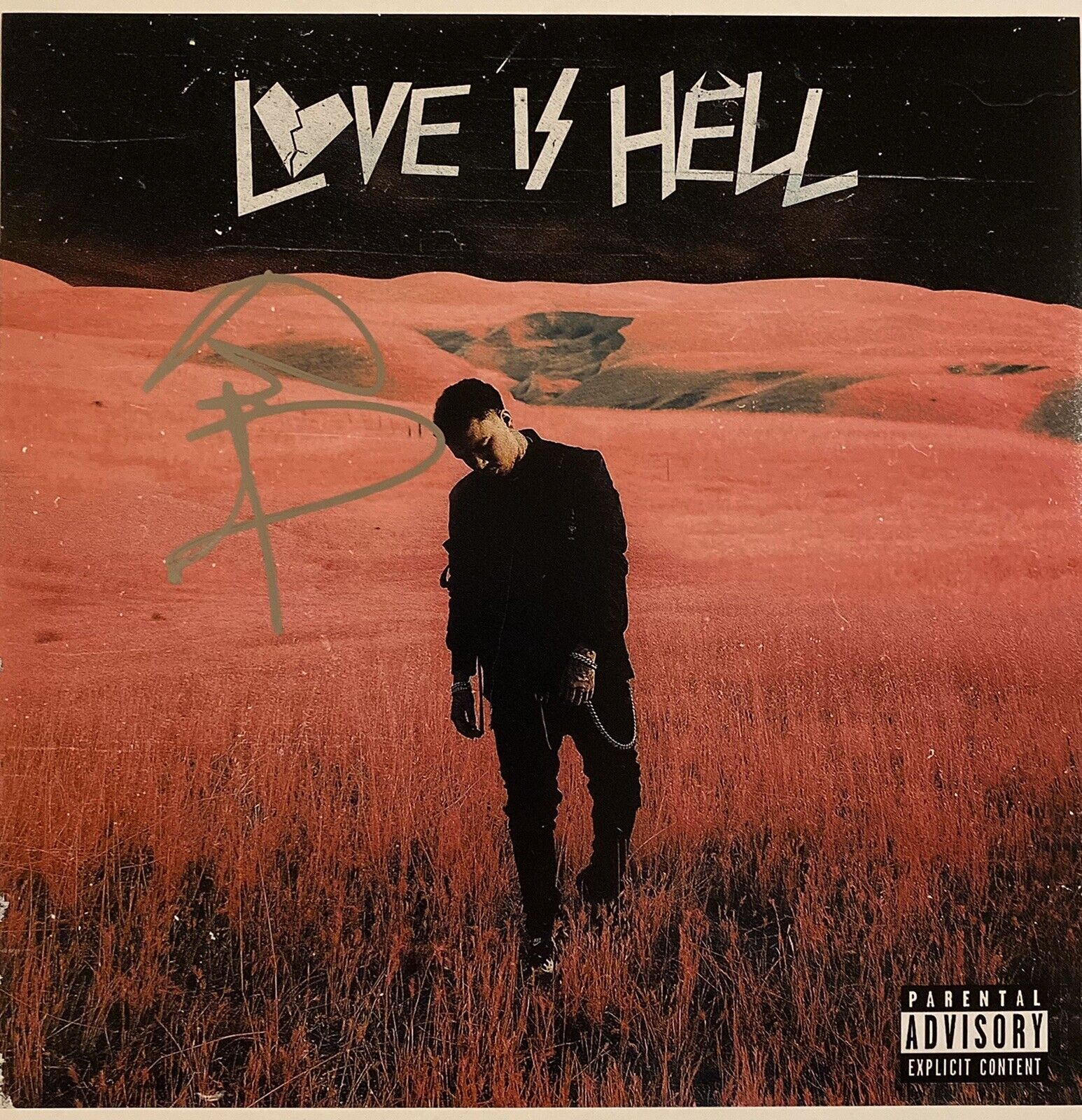 PHORA SIGNED LOVE IS HELL 12x12 PHOTO AUTOGRAPHED YOURS TRULY JSA COA