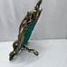 Antique Frame Brass Easel Back Thick Heavy Ornate Aged Patina 8 x 11 Vintage