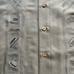 Vintage Scala Shirt Embroidered Hats Sage Green Size Large 100% Silk
