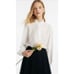 Goelia Diacetate Ruffle Collar Women Shirt