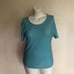 James Perse Size 1 US Small Standard Slub Knit Scoop Tee Shirt Top New