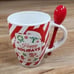 ️Trisa Happy Holidays Mug & Spoon Set