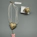 Betsey Johnson Heart Locket Necklace and Ring Set
