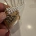 Betsey Johnson Heart Locket Necklace and Ring Set