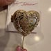 Betsey Johnson Heart Locket Necklace and Ring Set
