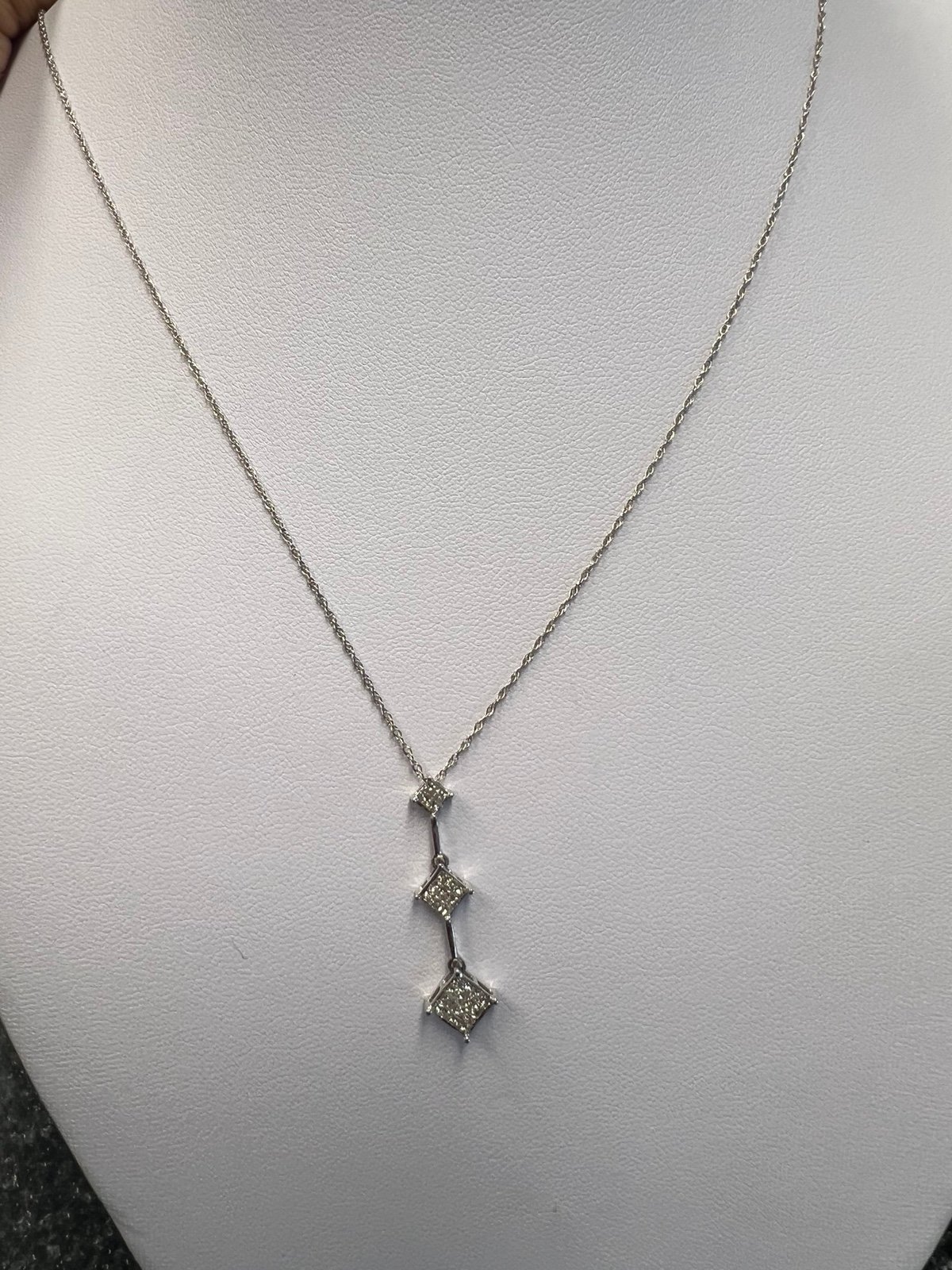 14k diamond necklace