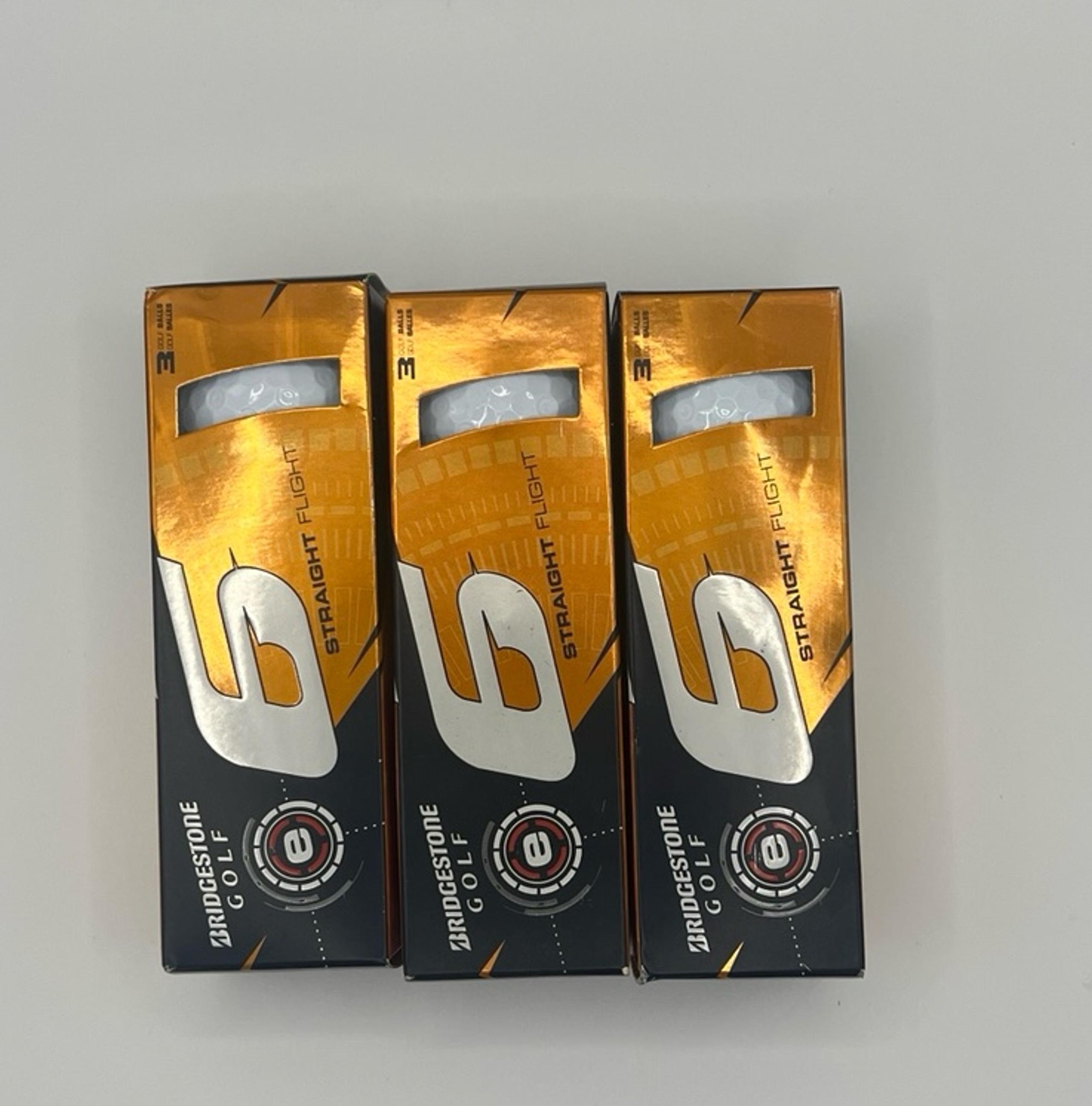 NEW Bridgestone e6 Straight Flight Soft Core/Low Spin 9 Golf Balls