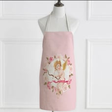 Shabby chic, cherub angel apron