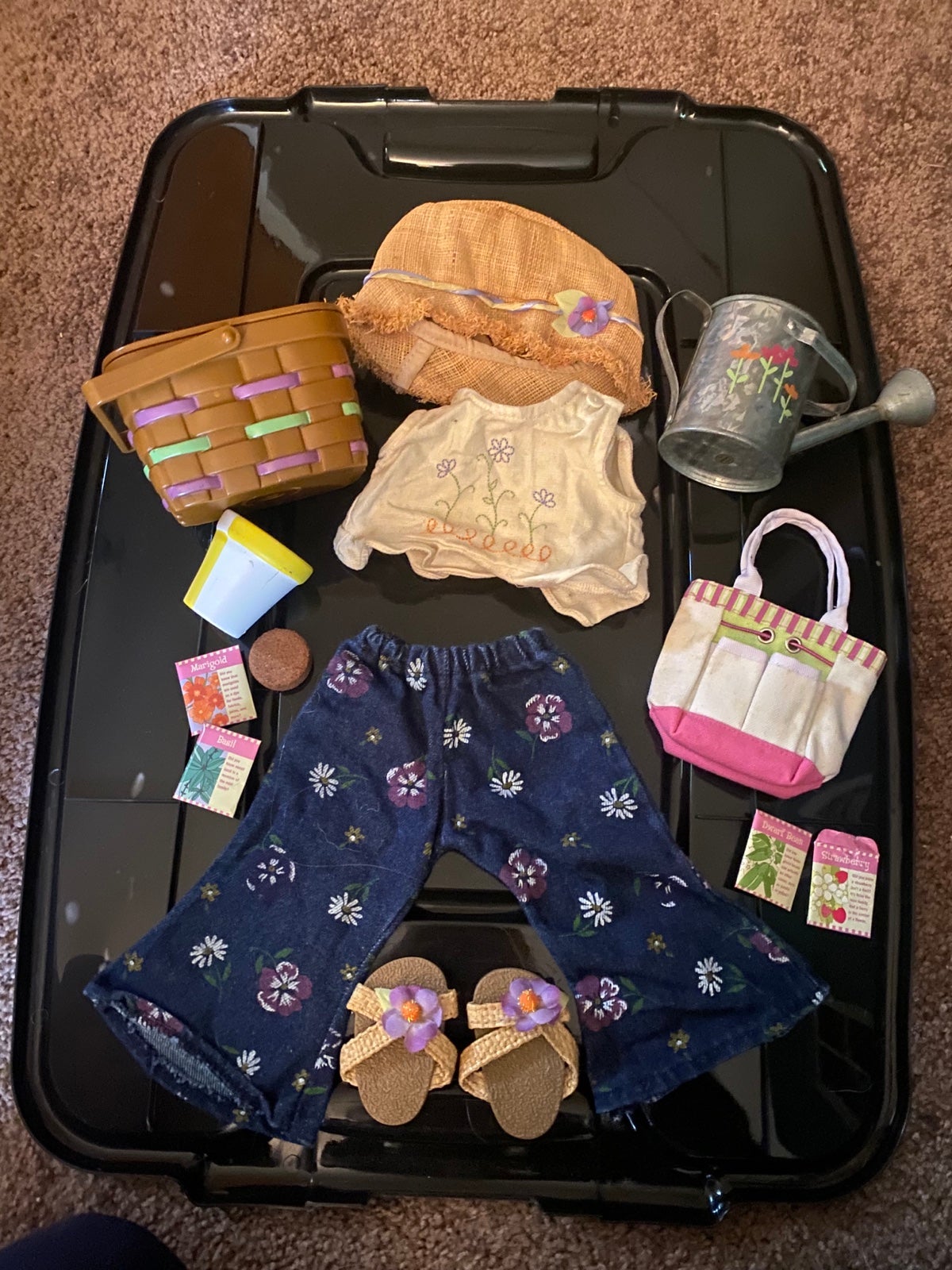 America Girl Doll Garden Set