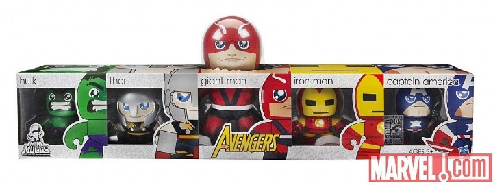 Hasbro Mini Muggs The Avengers Collector's Pack SDCC EXCLUSIVE - NEW MINT SEALED