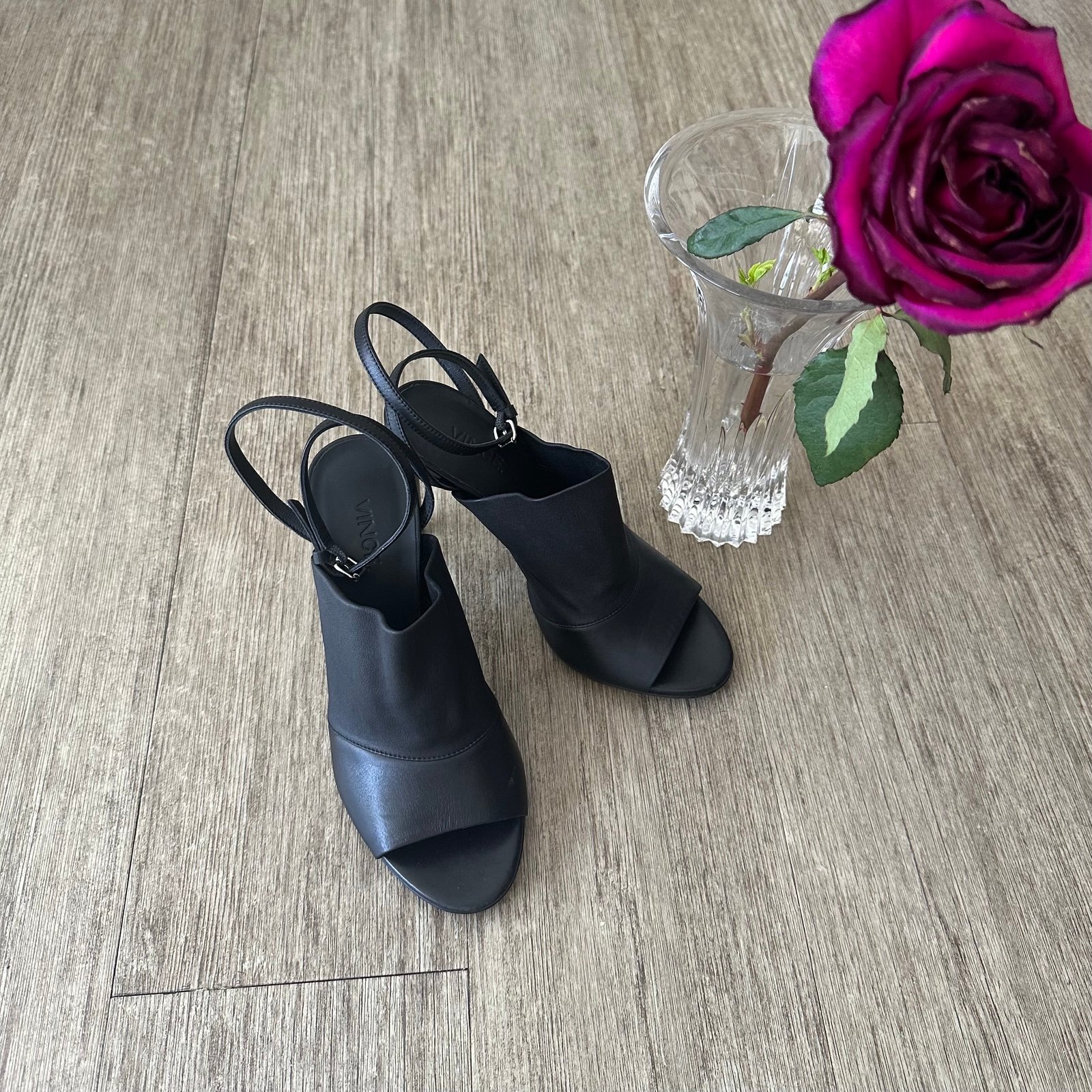 VINCE. Grace Ankle Strap Heels