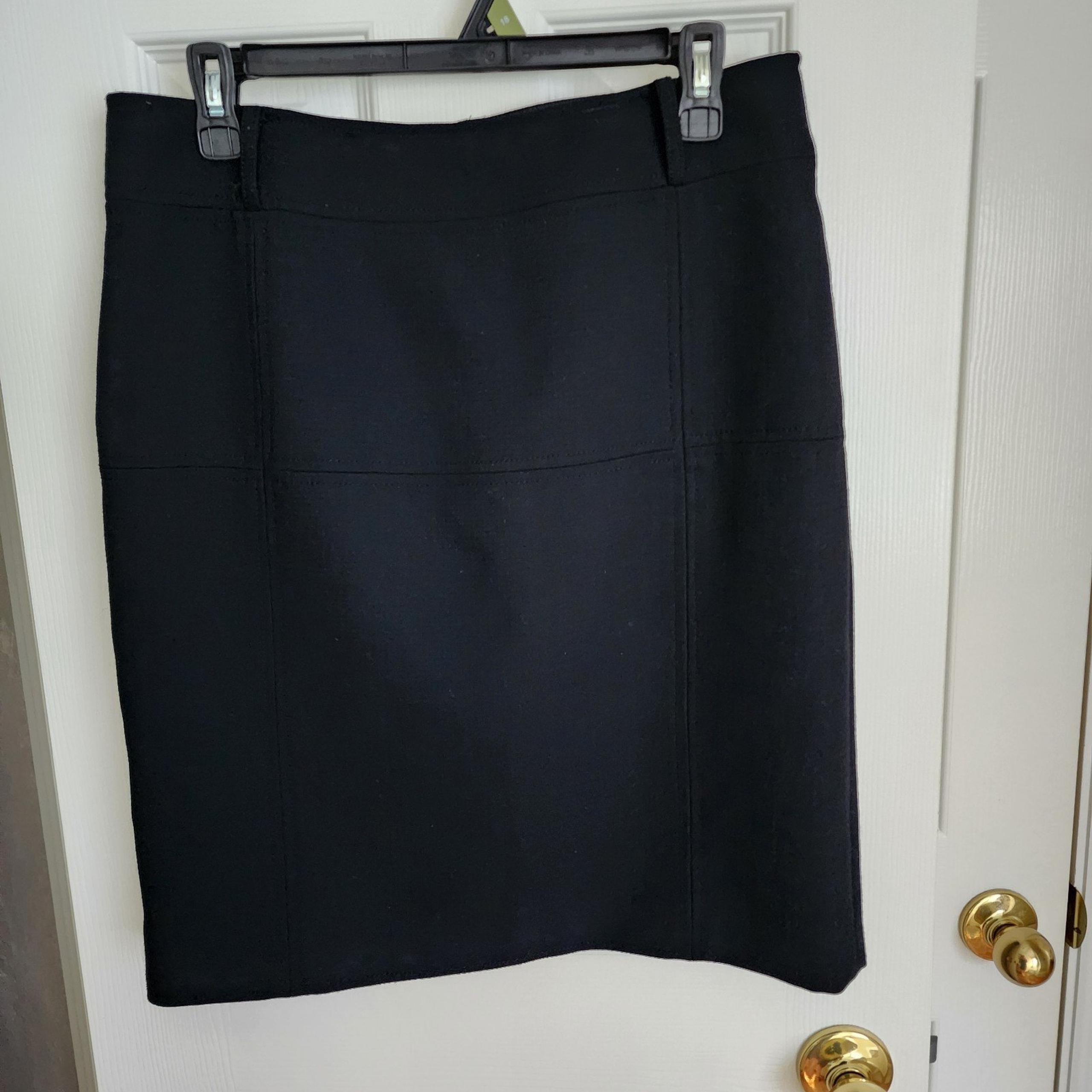 Tory Burch Black Mini Skirt Size 8 Business Office Casual Fall Professional
