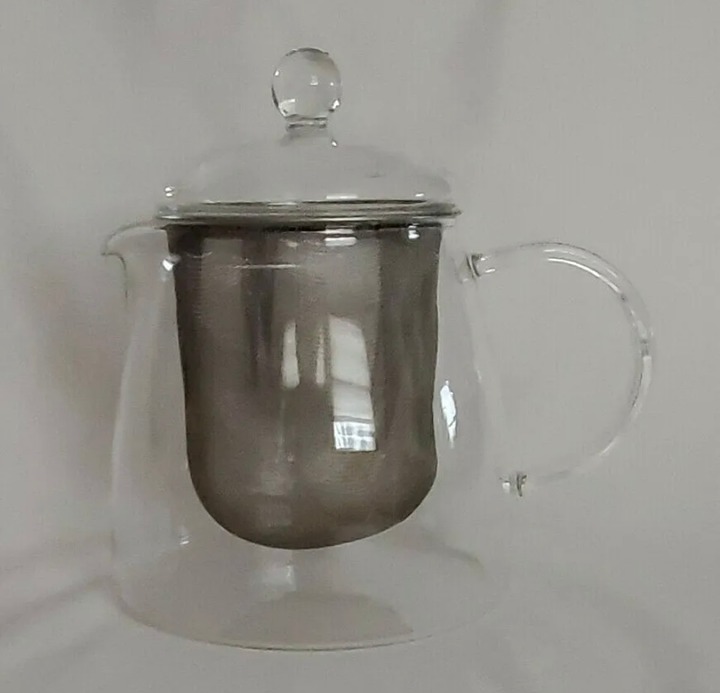 Hario Chen 70 Glass Teapot with Stainless Steel Mesh Strainer