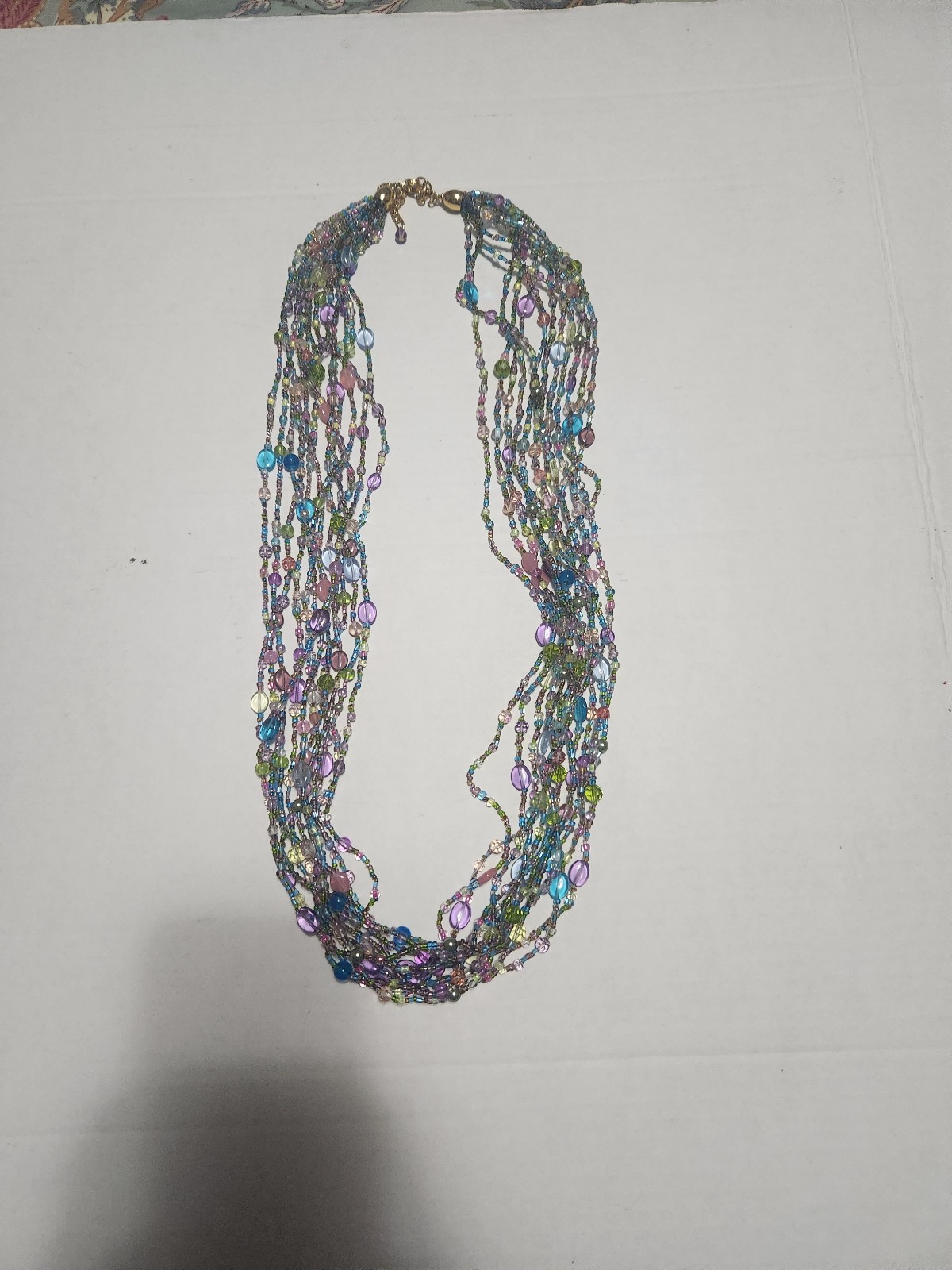 Joan Rivers Torsade Beaded Necklace Multi Color