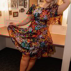 Ivy City Co. Showstopper Flare Dress Size Small