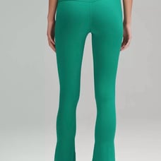 Lululemon High Rise Mini Flare Pant Cascadia Green 8