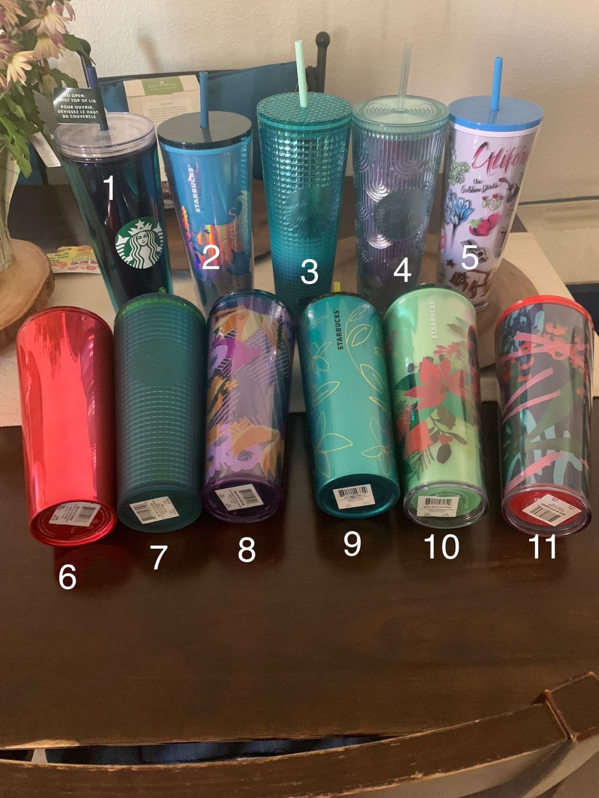 Starbucks tumblers