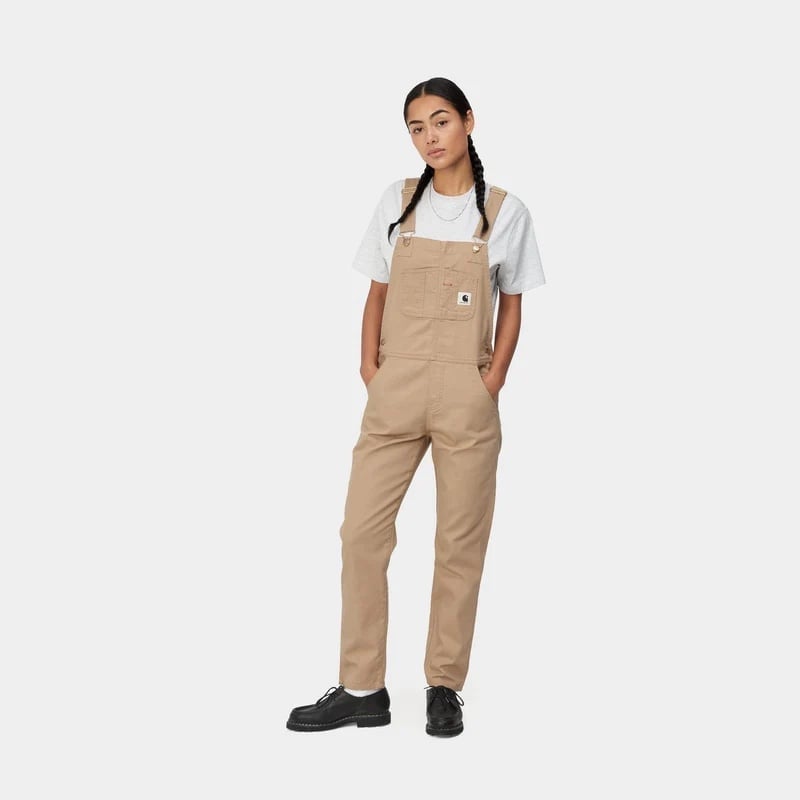 Carhartt Bib Overall Straight Dusty Brown