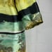 Ming Wang Woven Open Front Jacket Goldfinch Seaspray Art to Wear Oversize Medium